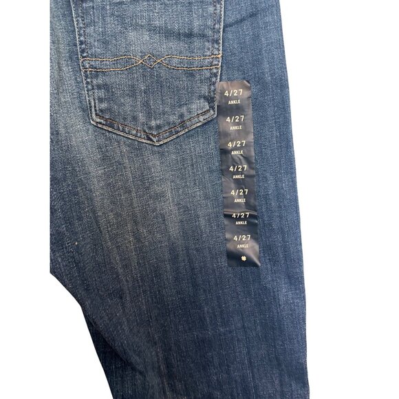 Lucky Brand Easy Rider Womens Jeans Size 27 Medium Wash Denim Ankle Length Class - Picture 3 of 8